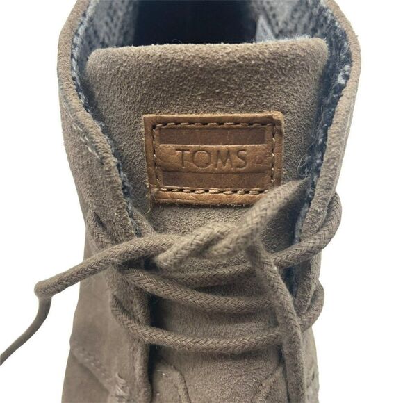 Toms Desert Wedge Booties Tan Size 7.5 - Picture 8 of 10